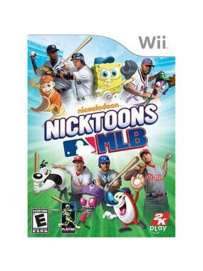 Nicktoons MLB (Nintendo Wii, 2011) CIB - Good Condition